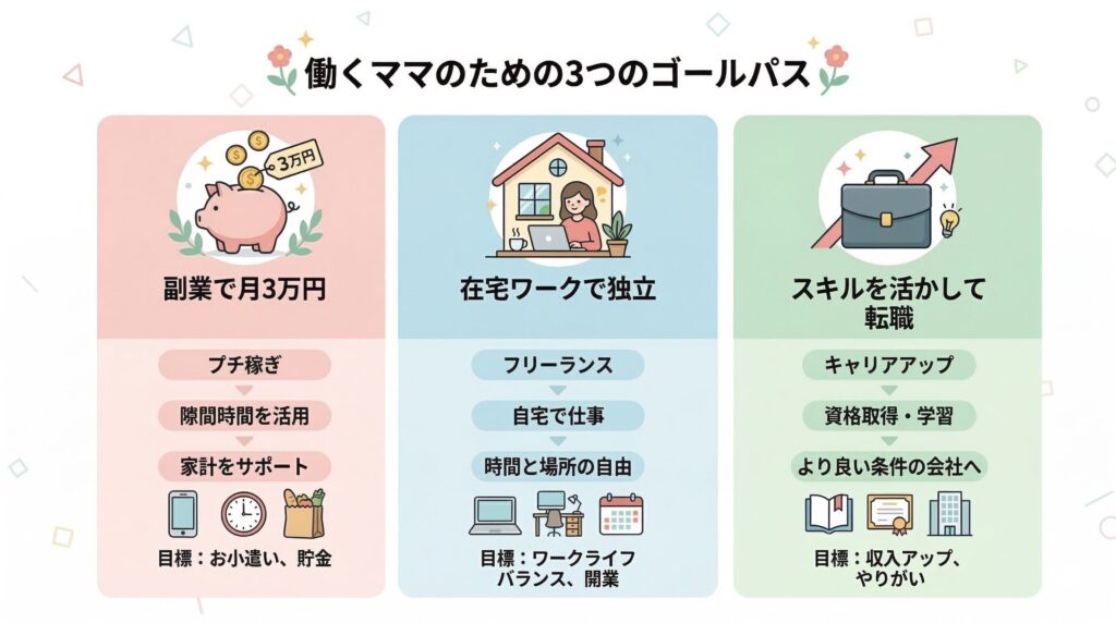 働くママのための3つのゴールパス