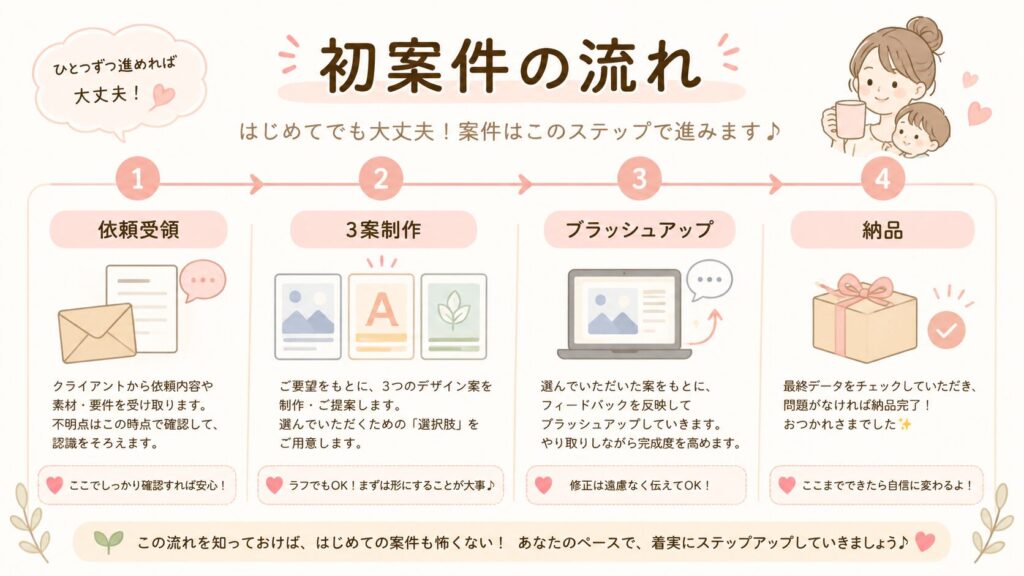 初案件の流れ